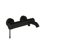 GROHE Essence - Grifo de baño visto (palanca metálica, cartucho cerámico 35mm, inversor automático baño/ducha, antirretorno, presión mín. 1,0 bar), negro mate, 336242431