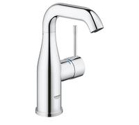 GROHE Essence - Grifo de lavabo con ahorro de agua (monomando de baño, 19 cm de altura, acabado resistente de larga duración, fácil instalación), cromo, 23463001