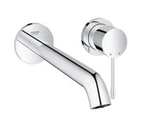 Grohe Essence - Grifo de lavabo con sistema de montaje en pared, kit para montaje final, cuerpo empotrado no incluido, tamaño L (Ref. 19967001)