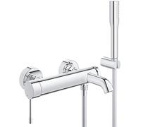 Grohe Essence Juego de grifo de ducha monomando con alcachofa de ducha Ref. 33628001, Cromo