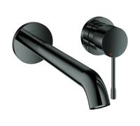 Grohe Essence Mezclador de lavabo de 2 orificios, 230 mm de proyección, para montaje en pared, 29193A01, Color: grafito duro