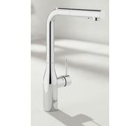 Grohe Essence Monomando de fregadero 1/2" HIGH Supersteel Infinity Finish, 30504