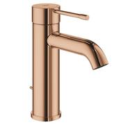 Grohe Essence Monomando de lavabo 1/2" Tamaño S, Vaciador automático, color Warm sunset (Cobre brillo), ref. 23589DA1