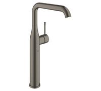 Grohe Essence Monomando de lavabo 1/2" Tamaño XL, para lavabos tipo Bol de sobremueble, Cuerpo liso, color Hard graphite (Grafito brillo), ref. 32901A01