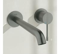 Grohe Essence Monomando de lavabo mural 1/2" Tamaño L Anthracite, 29193AL1