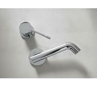 Grohe Essence Monomando de lavabo mural 1/2" Tamaño L Supersteel Infinity Finish