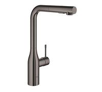 Grohe - Essence New monomando fregadero L-caño ducha dual - Hard Graphite