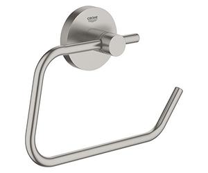 Grohe Essentials 40689DC1, Soporte de Papel para WC, SuperSteel