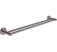 Grohe - Essentials Barra de soporte para toalla doble 600mm - Hard Graphite