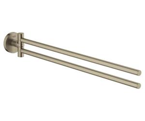 Grohe - Essentials Barra de soporte para toalla doble - Brushed Nickel