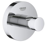 GROHE Essentials - gancho para albornoz (gancho robusto, duradero y fácil de limpiar, acabado cromado, fácil de montar), cromado, 40364001