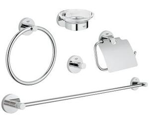 Grohe Essentials conjunto de accesorios 5 en 1 StarLight Chrome 40344001