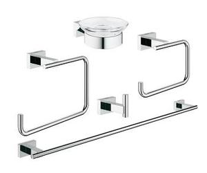 Grohe Essentials conjunto de accesorios 5 en 1 StarLight Chrome 40758001