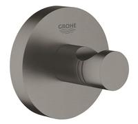 Grohe Essentials - Gancho para albornoz, grafito oscuro cepillado 40364AL1