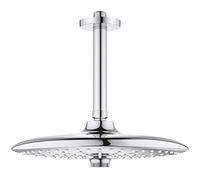 Kit de ducha Grohe Euphoria 260 difusor de techo 142 mm, 3 tipos de spray, estabilizador de flujo GROHE EcoJoy, 26461000