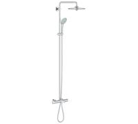 Grohe Euphoria conjunto bañera/ducha a pared con termostato con rociador con efecto lluvia cromo 27475001