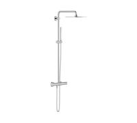 Grohe Euphoria conjunto de ducha a pared con termostato con rociador con efecto lluvia StarLight Chrome 26187000