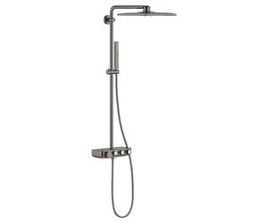Grohe Euphoria SmartControl conjunto de ducha a pared con termostato con rociador con efecto lluvia Brushed Hard Graphite 26508AL0