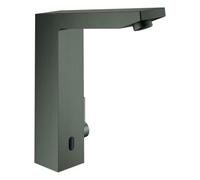 Grohe Eurocube E electrónica infrarroja, con mezclador, funcionamiento con pilas, proyección 198mm, cromo, 36441AL0, Color: grafito duro cepillado