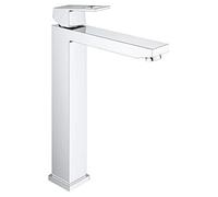 Mezclador monomando de lavabo Grohe Eurocube, tamaño XL, proyección 180mm, sin juego de desagüe, 23406000, Color: cromado