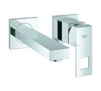 Grohe Eurocube Mezclador de lavabo de 2 agujeros, instalación oculta, 171 mm de proyección, 19895000, Color: cromado