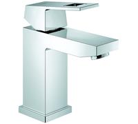 Grohe Eurocube mezclador monomando de lavabo, tamaño S, sin desagüe automático, EcoJoy, proyección 99mm, 2313200E
