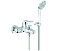 Grohe Eurodisc Cosmopolitan Mezclador monomando de bañera, de pared, con conjunto de ducha, proyección 184mm, 33395002