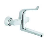 Grohe Euroeco Special Grifo monomando de seguridad, mural, proyección 256mm, sin desagüe automático, 32793000