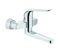 Grohe Euroeco Special Mezclador monomando de lavabo, de pared, 257 mm de proyección, sin juego de desagüe, 32773000