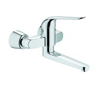 Grohe Euroeco Special Mezclador monomando de lavabo, de pared, proyección 274mm, sin juego de desagüe, conexiones S bloqueables, 32774000