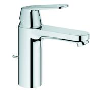Grohe Eurosmart Cosmopolitan mezclador monomando de lavabo, tamaño M, 122 mm de proyección, juego de desagüe, EcoMode, 2339600E