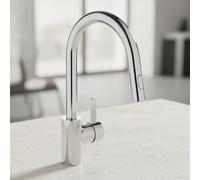 Grohe Eurosmart Cosmopolitan Monomando de fregadero 1/2" HIGH Chrome, 31481001