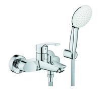 Grohe Eurosmart grifería para bañera, de superficie, con conjunto de ducha, proyección 188mm, 25276003