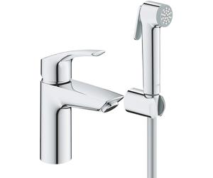Grohe Eurosmart grifo de lavabo con rociador tipo bidé de pie cromo 23124003