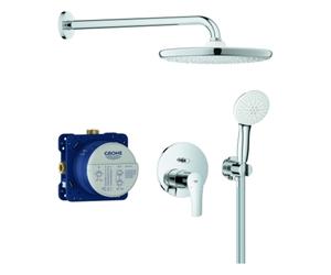 Grohe Eurosmart sistema de ducha, empotrado, Set con accesorios Tempesta 250, 25288000