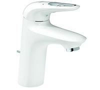 Grohe Eurostyle - Grifo de lavabo 1/2" Tamaño S, color cromo/moon white (Ref.33558LS3)