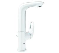 Grohe Eurostyle - Grifo de lavabo Palanca de metal loop (Moon white) L Ref. 23569LS3, Blanco