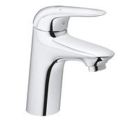Mezclador monomando para lavabo Grohe Eurostyle, tamaño S sin desagüe automático, mango de palanca cerrado