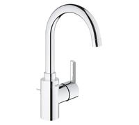 GROHE Feel QuickFix, Grifo de cocina (caño alto forma en C, menor consumo de agua, sistema instalación rápida), cromo, 32723001