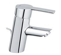 Grohe Feel QuickFix- Grifo de lavabo monomando S (vaciador automático, menor consumo de agua, instalación rápida, altura 150mm), cromo, 32557000