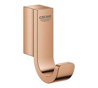 Grohe Gancho Sencillo para Batas con Acabado Starlight Resistente a los arañazos, 4,4 x 5 x 1,5 centímetros, Color Cobre Brillo (Referencia: 41039DA0)