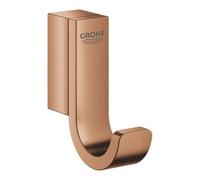 Grohe Gancho Sencillo para Batas con Acabado Starlight Resistente a los arañazos, 4,4 x 5 x 1,5 centímetros, Color Cobre Brillo Cepillado (Referencia: 41039DL0)