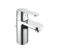 Grohe Get QuickFix- Grifo de lavabo monomando S (vaciador automático, menor consumo de agua, instalación rápida, altura 139 mm), cromo, 31148000