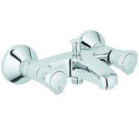 GROHE Mezclador bimando para bañera Costa 25450001 – Montaje en pared, proyección 144 mm