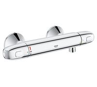 Mezclador termostático de ducha Grohe Grohtherm 1000, cromo, conexiones FastFixation S, 34550000