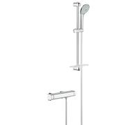 Grohe Grohtherm 2000 - Conjunto de ducha termostático con juego de ducha (600mm) Ref. 34195001, Cromo