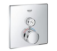 Grohe Grohtherm 29140000 - Embellecedor termostático inteligente de una sola función con módulo de control, cromo Starlight