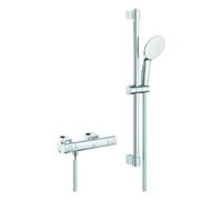 Grohe Grohtherm 800 Cosmopolitan Set mezclador termostático de ducha, incl. Tempesta set de barra de ducha 600mm, 34768001