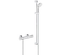 Grohe Grohtherm 800 mezclador termostático de ducha DN 15, 34566, con juego de ducha, cromado