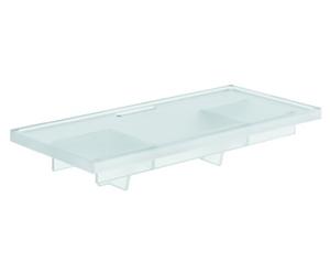Grohe Grohtherm Cube - Jabonera para ducha Bandeja para Grohtherm Cube, Blanco Satinado (Ref. 18700000)